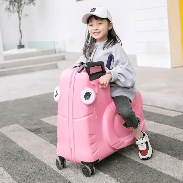 スーツケース 軽量 かわいい ssサイズ キャリーバッグ 座れる木馬形
