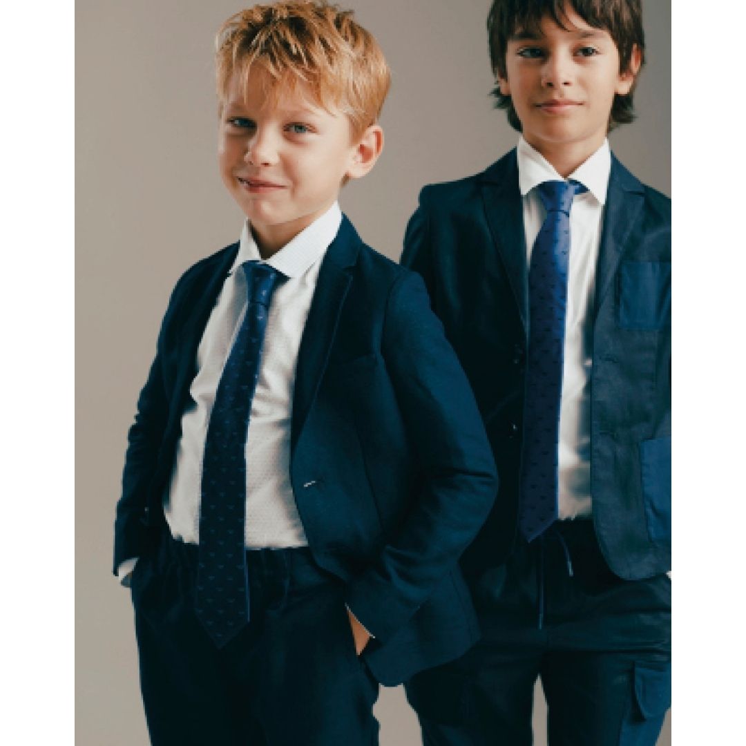 エンポリオ アルマーニの「卒入園」服でキッズフォーマルデビューの