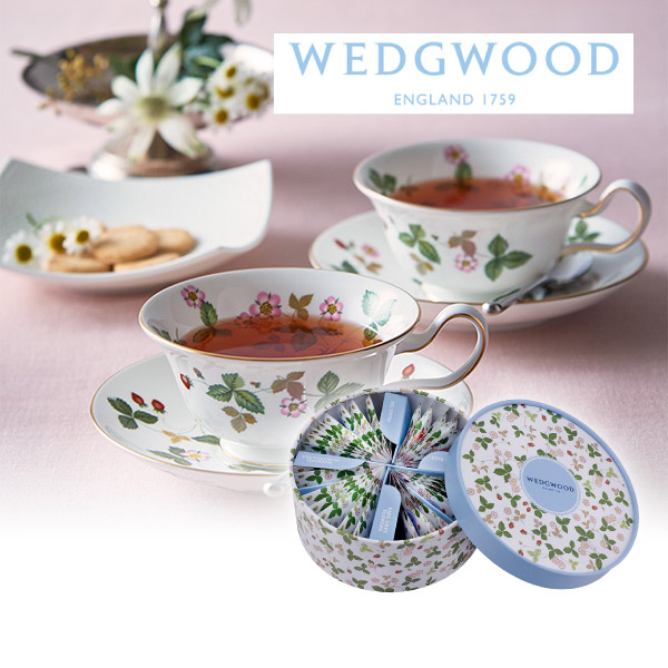 ウェッジウッド ワイルド ストロベリー ティーバッグ 36個入|内祝い