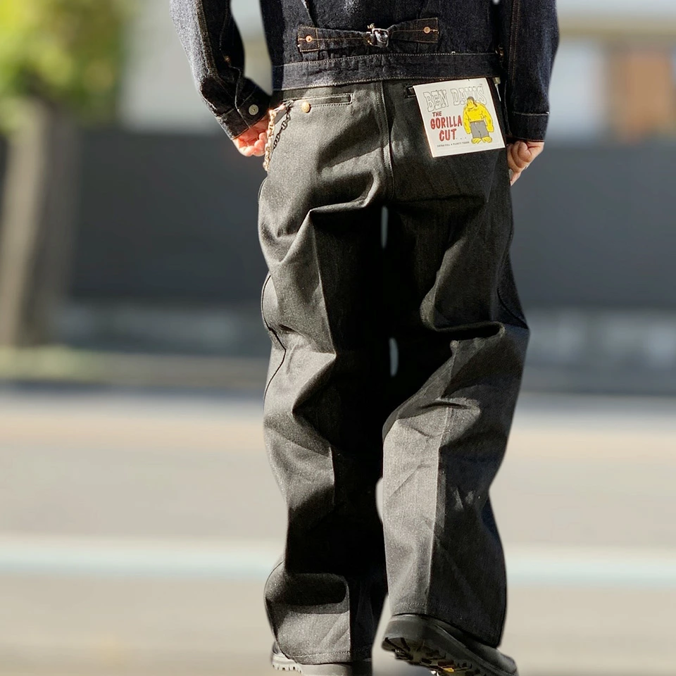 BEN DAVIS / DENIM GORILLA CUT PANTS