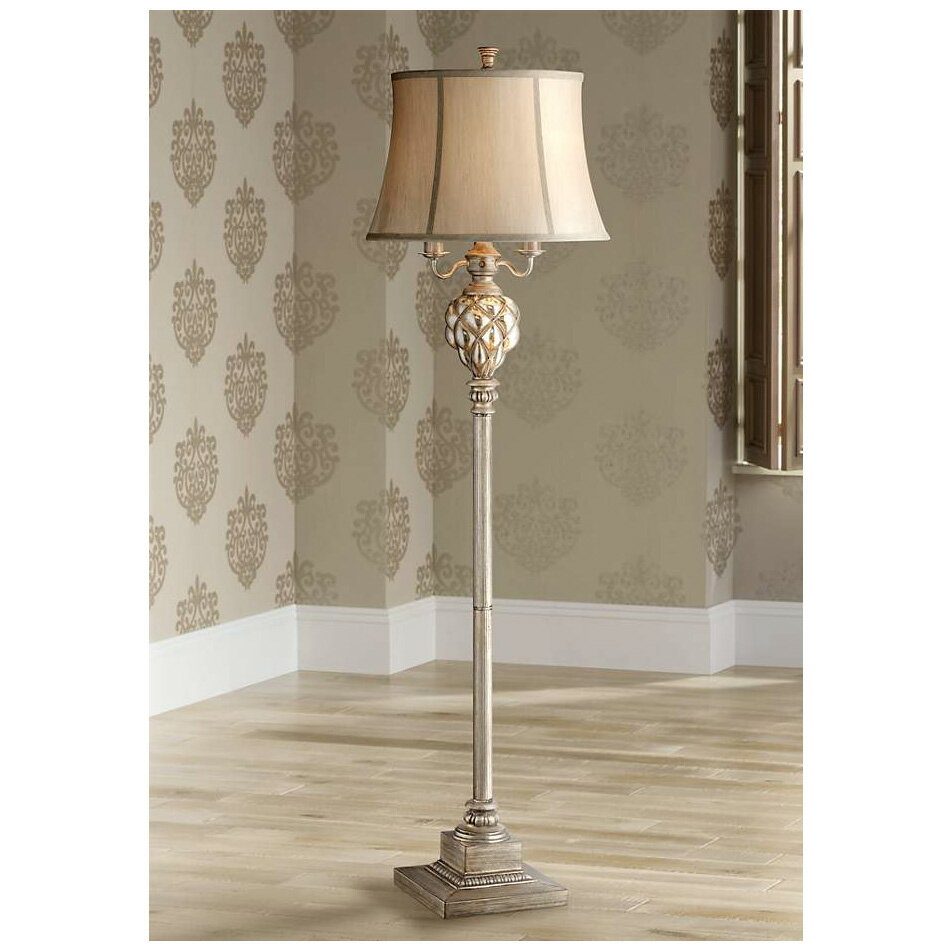 楽天市場】【送料無料】おしゃれなアンティークフロアランプ