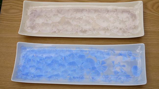 楽天市場】京焼 清水焼 花結晶長皿揃え 陶あん : 京焼清水焼専門店 松韻堂