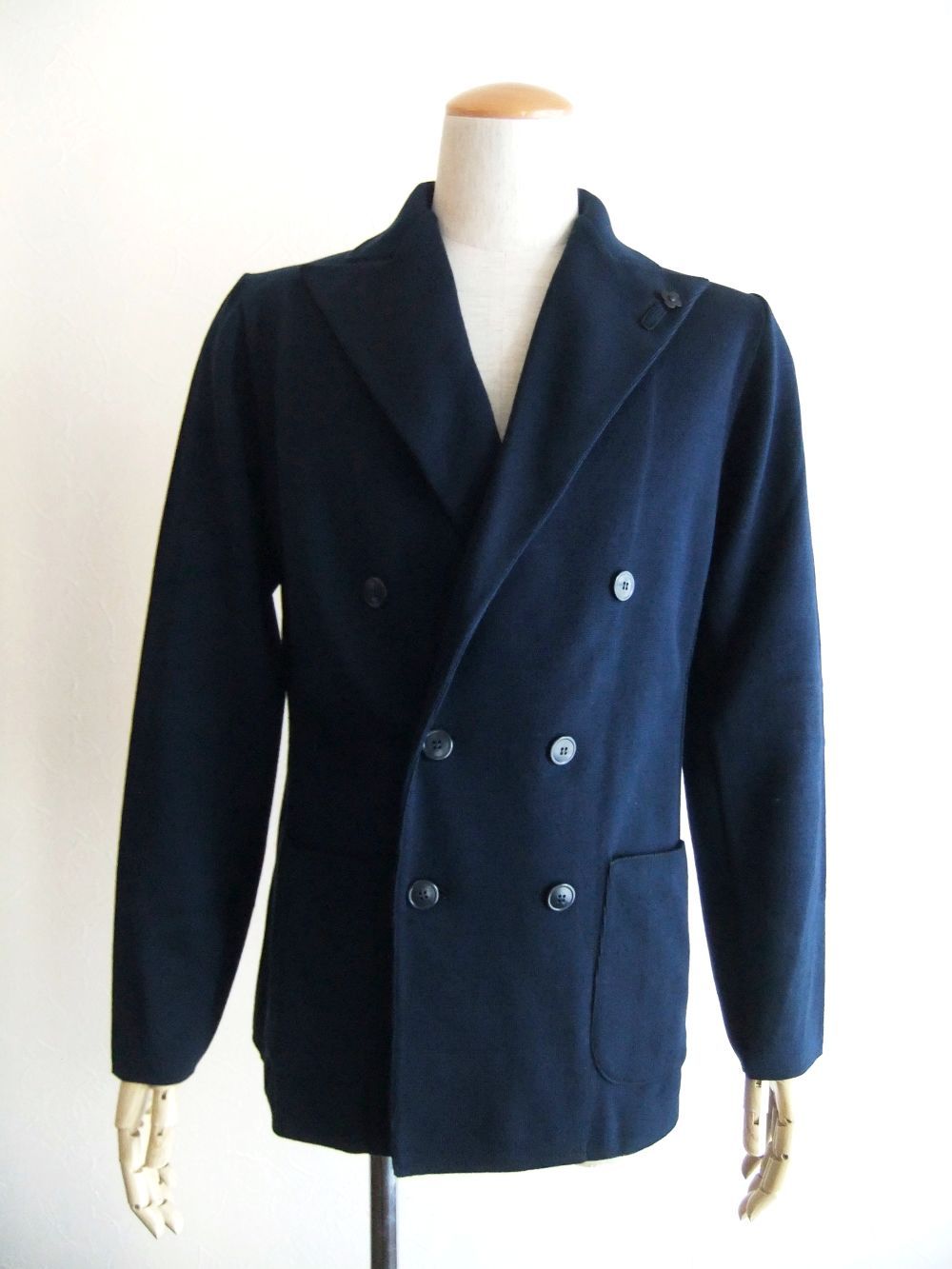 LARDINI - コットン ダブル ニットジャケット | 4.444glad