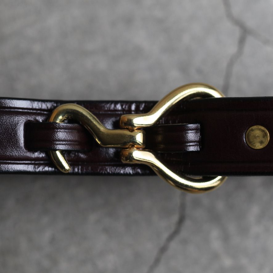 TORY LEATHER - 【残りわずか】Mini Hoof Pick Belt(BLACK×BRASS