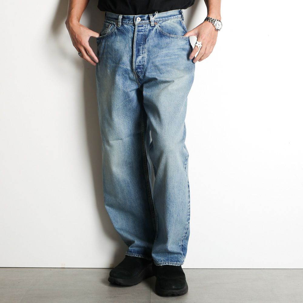 marka - 【ラスト1点-サイズ4】 COCOON FIT JEANS - USED WASHED
