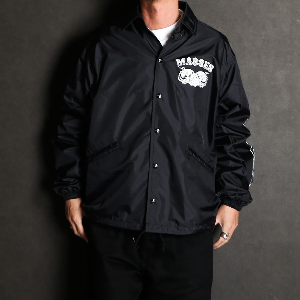 MASSES - NYLON JKT TWIN SKULL / コーチジャケット / 1241007
