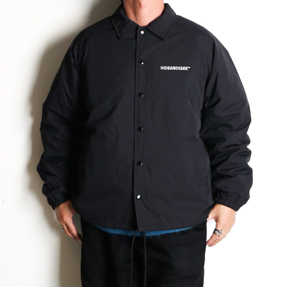 HideandSeek - Quilted Team Jacket(24aw) - BLK / キルティング