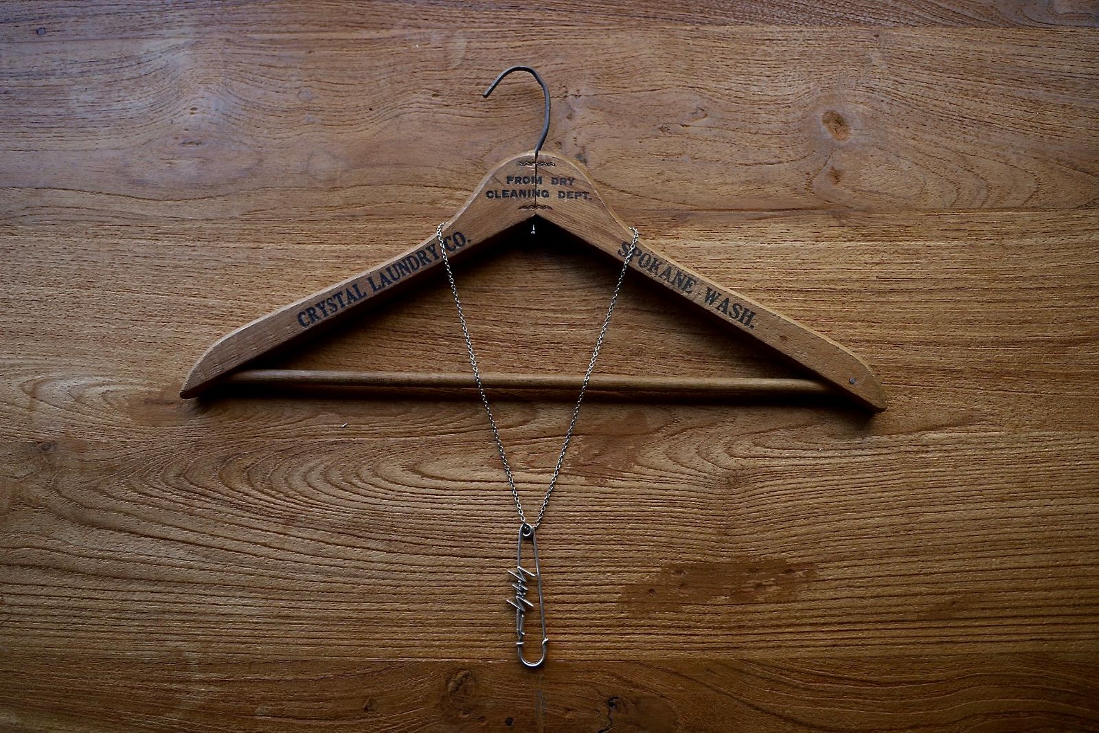 yohji yamamoto - ヨウジヤマモト ネックレス,ピンANTIQUE SV COAT