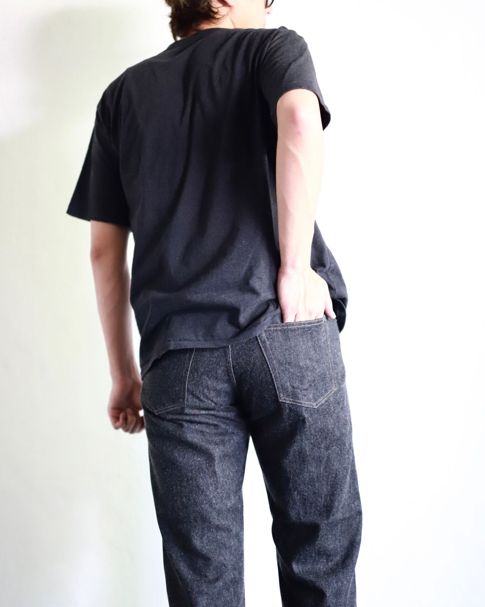 A.PRESSE - アプレッセ23AW Black Washed Denim Pants(23AAP-04-11H
