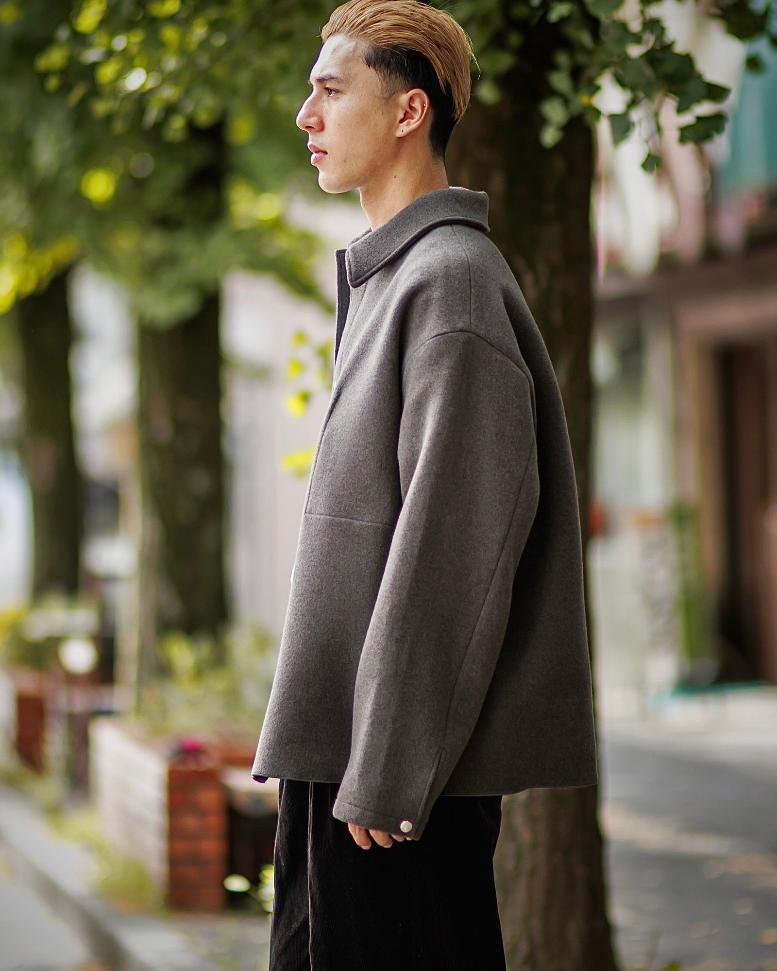 A.PRESSE - アプレッセ Cashmere Blend Work Jacket(24AAP- 01-27H