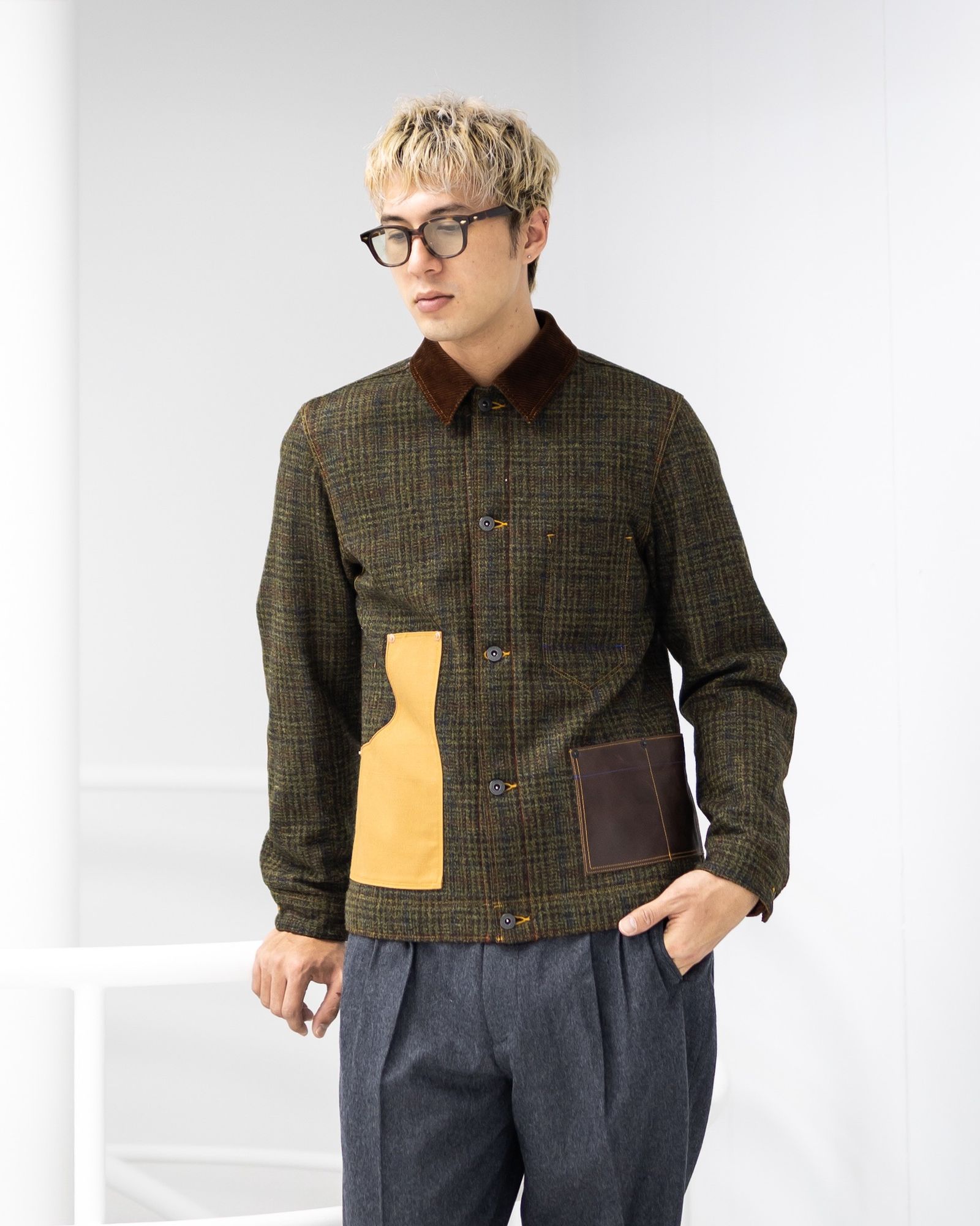 JUNYA WATANABE MAN - ジュンヤワタナベマン 25AW ウールチェック