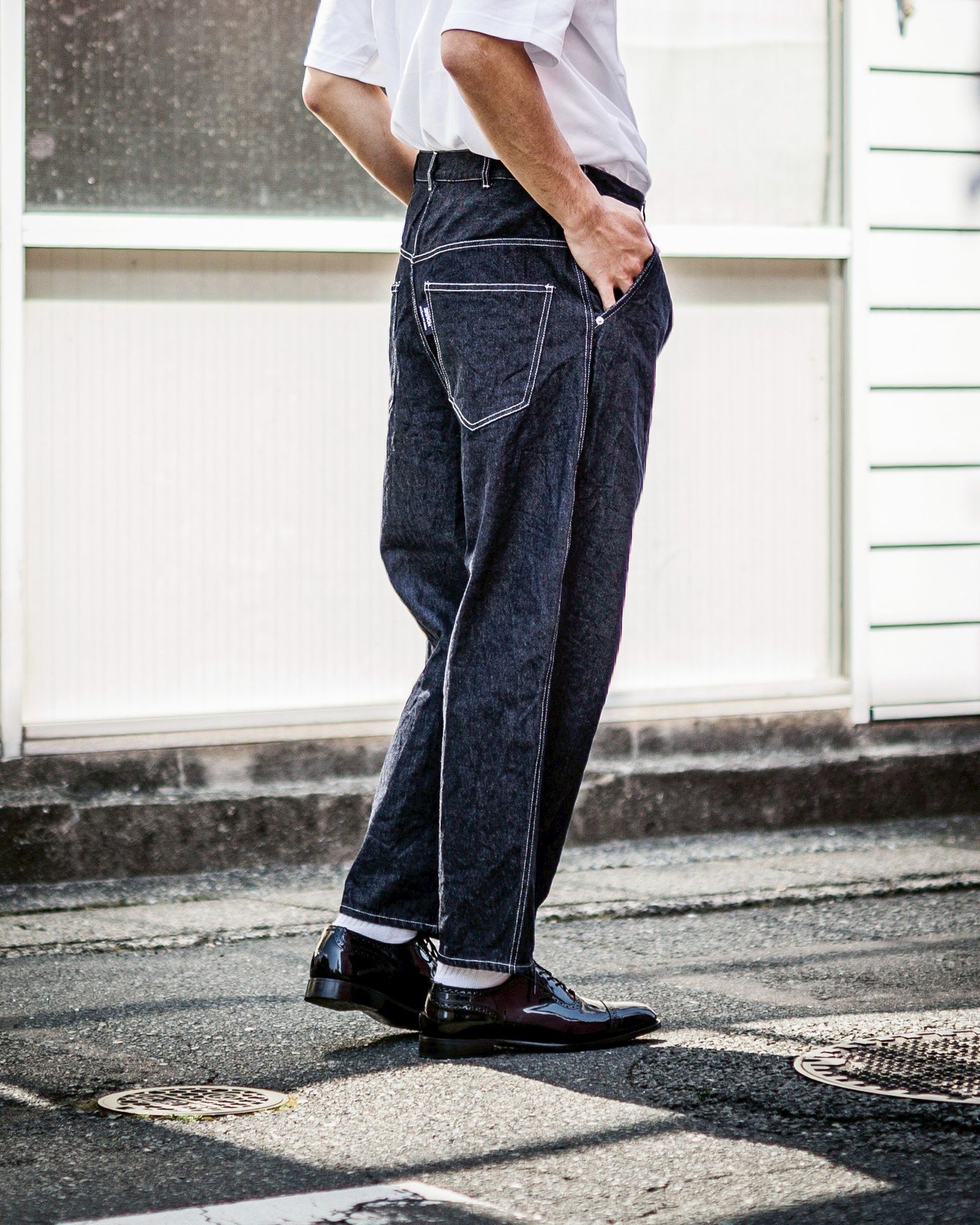 COMME des GARCONS HOMME ジップアップデニムジャケット セットアップ