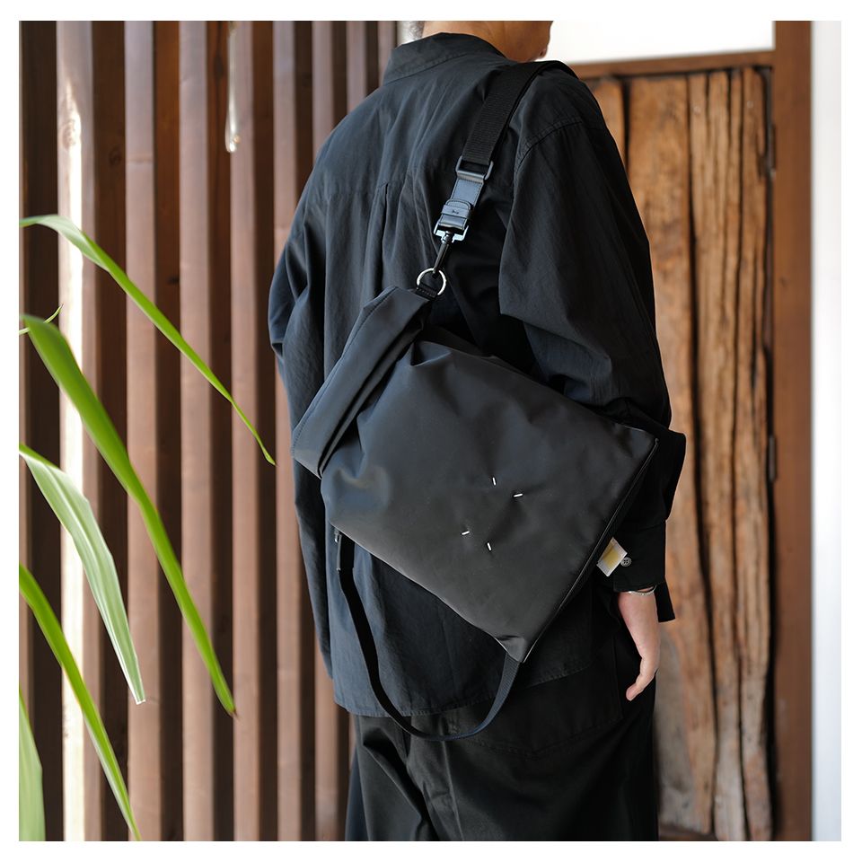 Maison Margiela - 「High tech」ロールアップ バックパック / Black