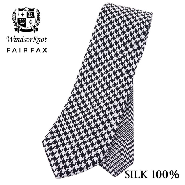 ネクタイ (ウィンザーノット) Windsorknot × (フェアファクス) FAIRFAX