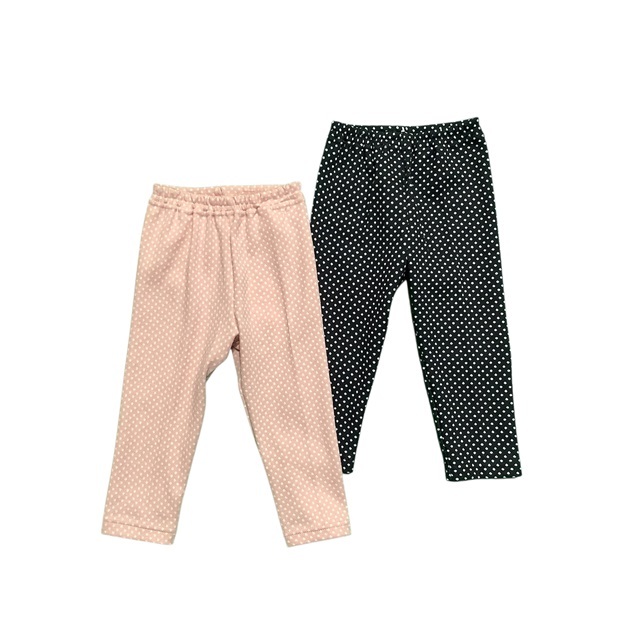 日本製 ベビー服】 水玉柄パンツ［80～95cm］ オーガニックコットン