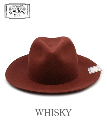 THE H.W.DOG&CO. 折り畳み|メリノウールハット『TRAVELERS HAT