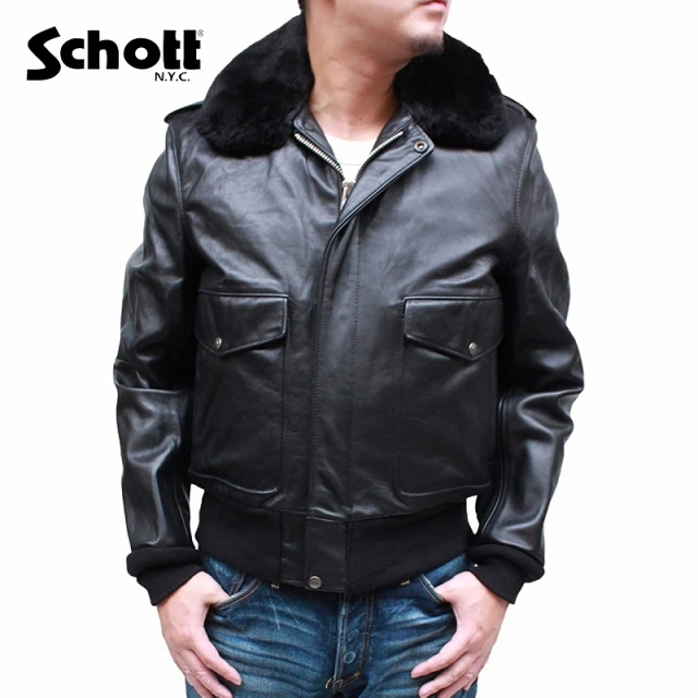 Schott ショット 173US レザージャケット メンズ フライトジャケット