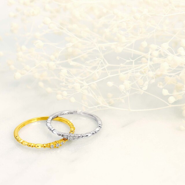 ピンキーリング 指輪 ダイヤモンド 計 0.02ct リング pt900 プラチナ