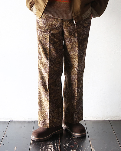 NEEDLES - Side Tab Trouser - Dobby Corduroy Botanical Print
