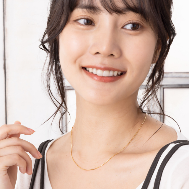 ◇チェーン単品◇18金 K18 ベネチアンチェーン【sny-1036】