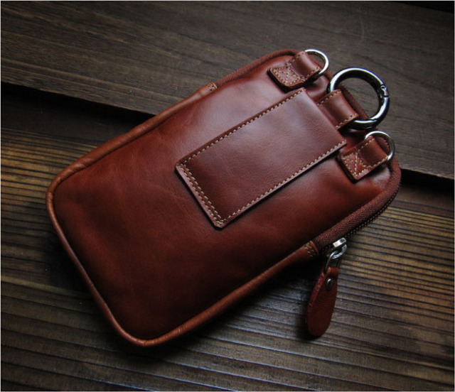 本革 スマホポーチ iPhoneポーチ ベルトポーチ ミニウエストポーチ