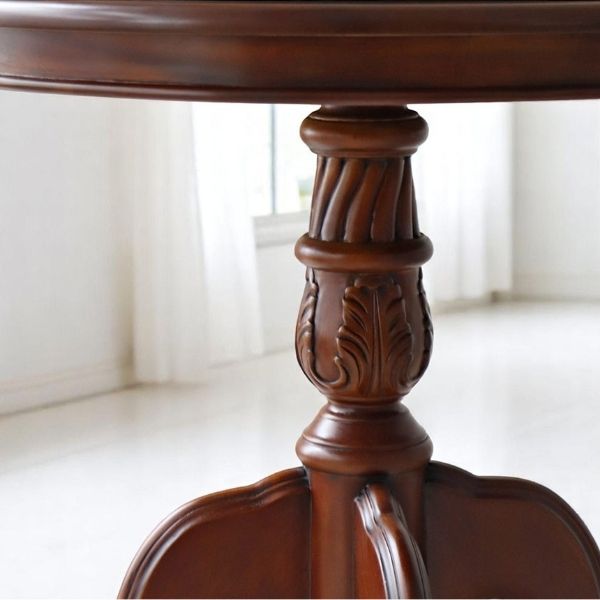 ヨーロピアンクラシック ラウンドサイドテーブル(コーヒーテーブル