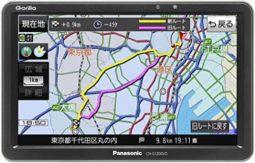 パナソニックの2018年版ゴリラ解説。 CN-G1200VD/CN-G720D/CN-G520D