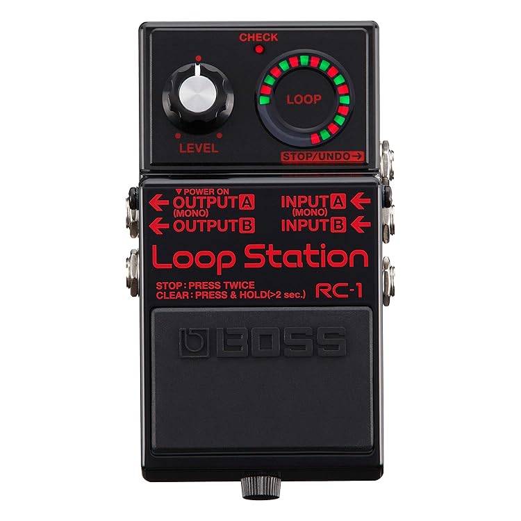 BOSS RC-1 Loop Station - BOSSのルーパーの中でも最もシンプルな設計