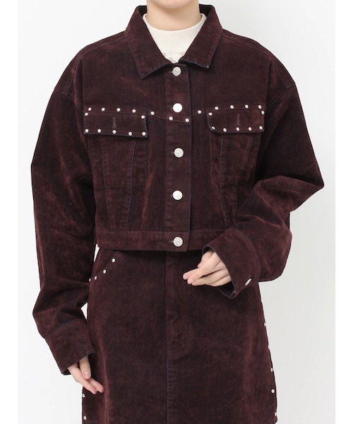 MURUA（ムルーア）の「フロッキーデニムジャケット【セット販売対象