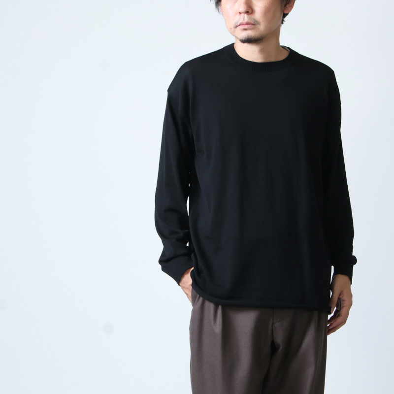 08sircus (ゼロエイトサーカス) 2way neck layered sweater / 2way