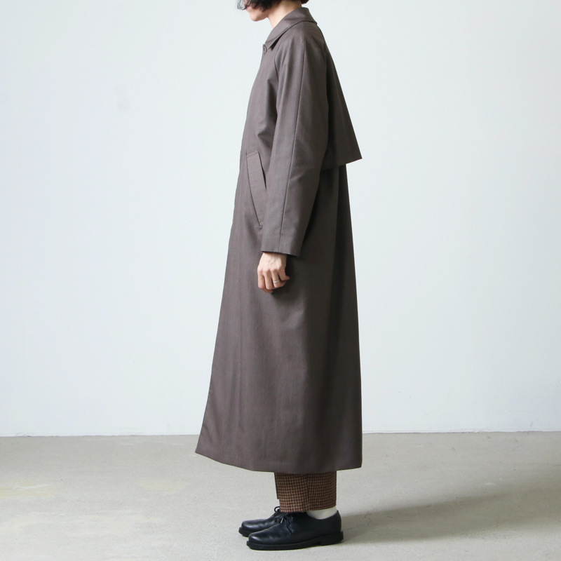 YAECA (ヤエカ) SOUTIEN COLLAR COAT LONG / ステンカラーコートロング