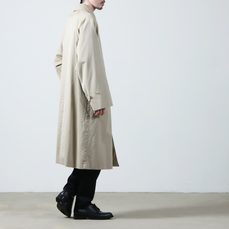 COMOLI (コモリ) コットンギャバ バルカラーコート