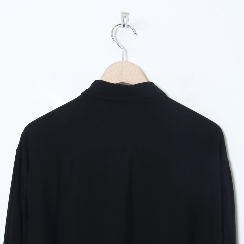 COMOLI (コモリ) レーヨン ウエスタンシャツ