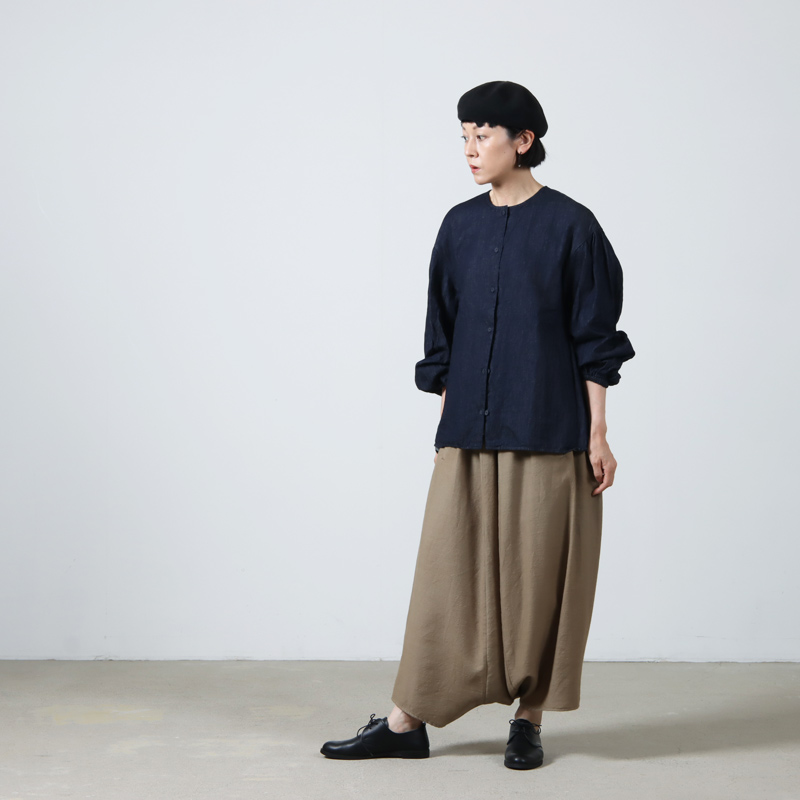 FACTORY (ファクトリー) 強撚ウール サルエルパンツ