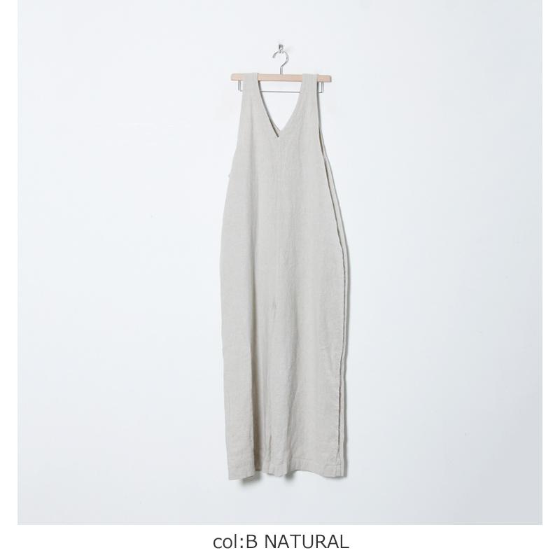 ICHI Antiquites (イチアンティークス) リネンサロペット