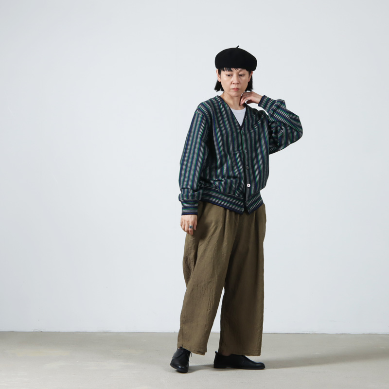 ICHI Antiquites (イチアンティークス) コットンリネンヘリンボーン