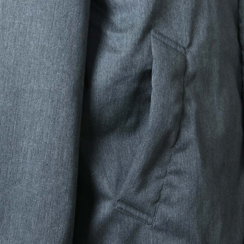 2990y美品 ロフトラボ NARDYスタンドカラーロングダウンジャケット S