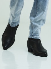 ハイヒール ポインテッド サイドジップ ブーツ｜5351POUR LES HOMMES