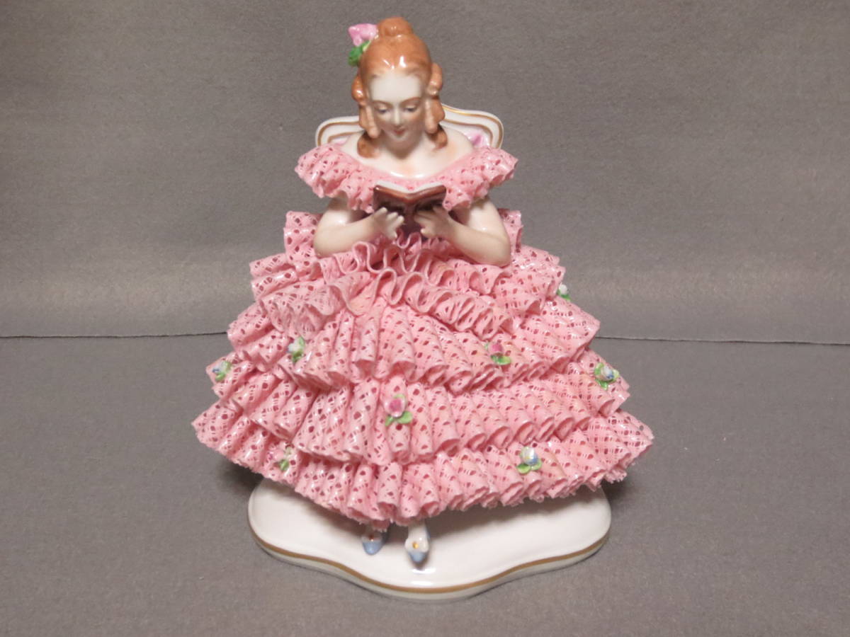 ジッツェンドルフ Sitzendorf 陶器人形 レースドール レース人形