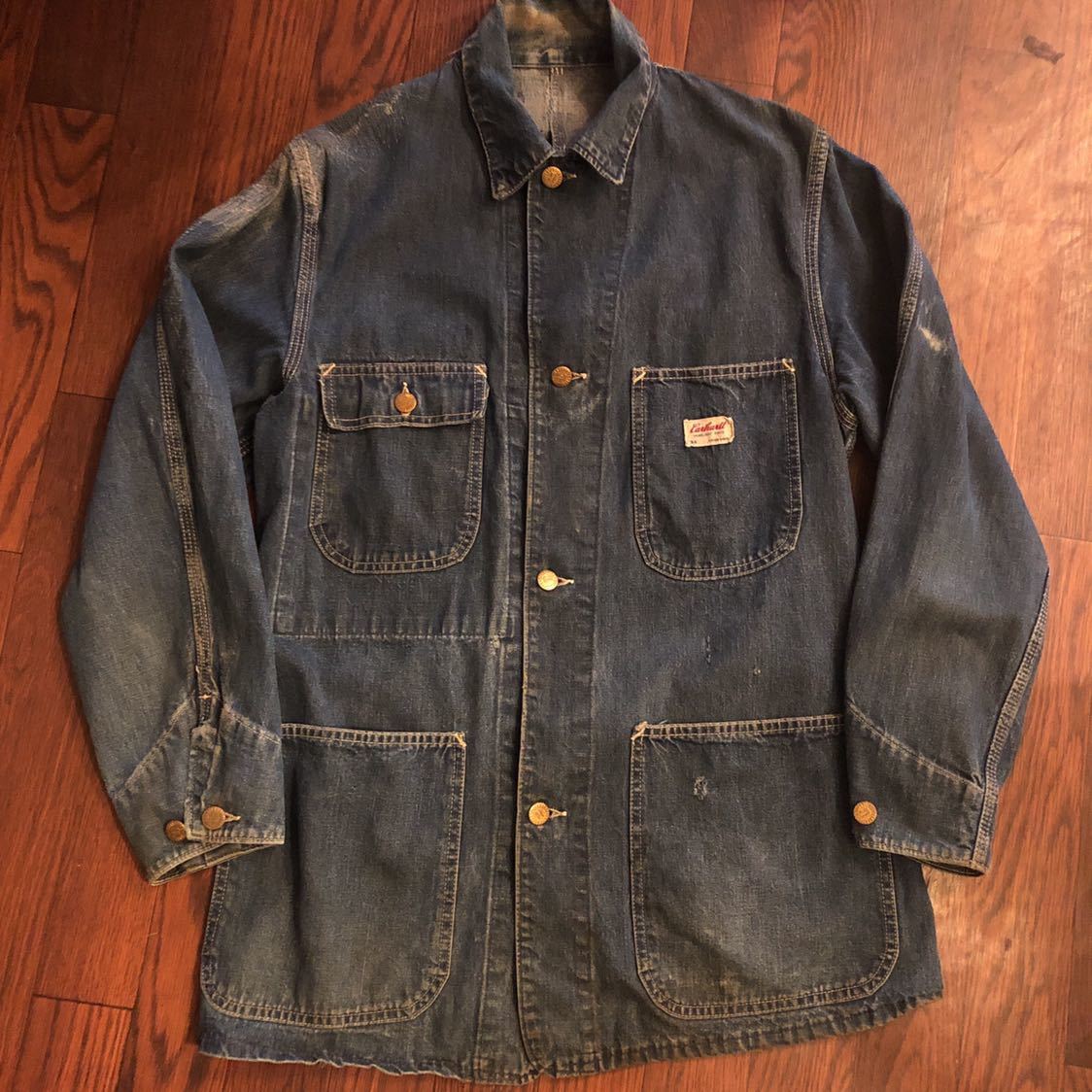 激レア】60s Carhartt トリプルネーム カバーオール 激レア】60s
