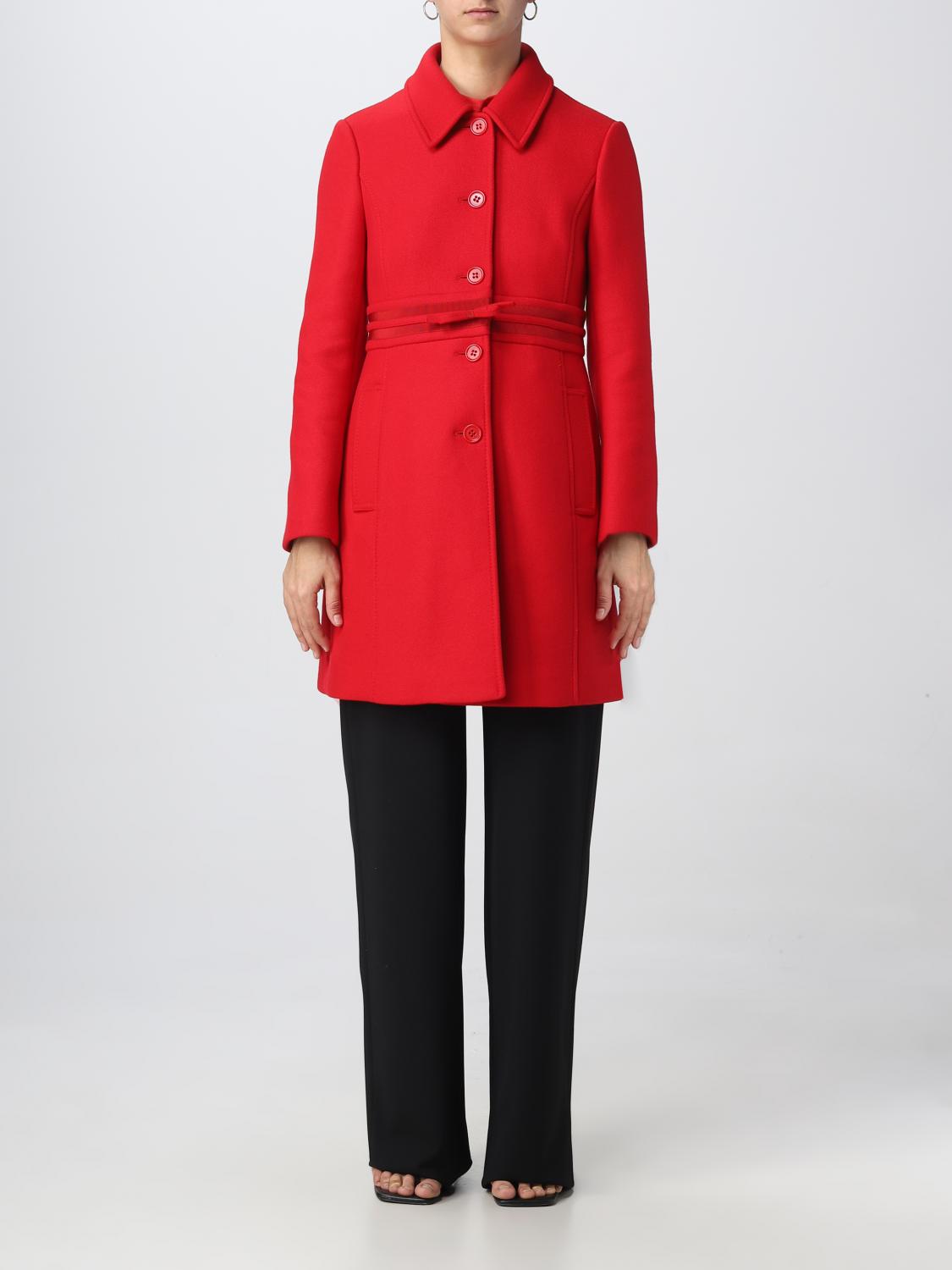 Red Valentino コート レディース - レッド | 1R0CAF355Y6 | GIGLIO.COM