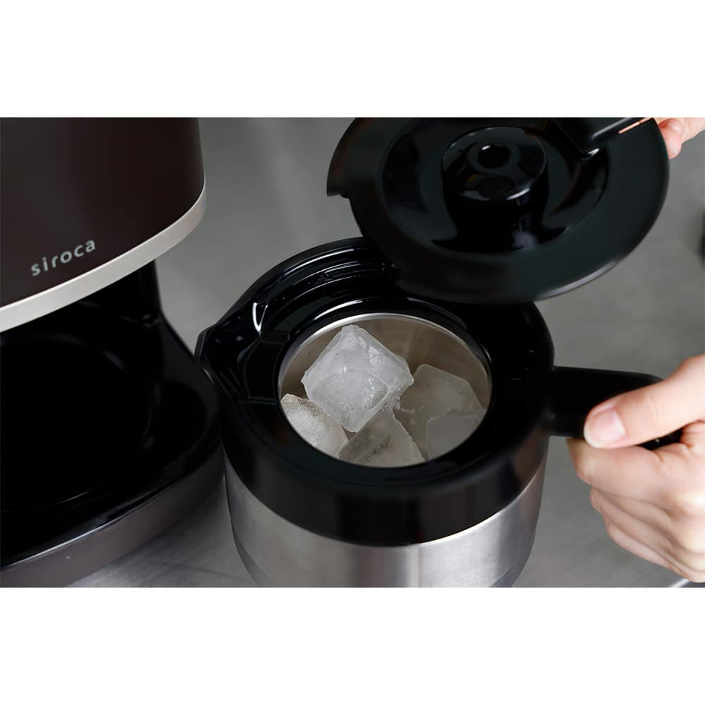 シロカ/sicoca コーン式全自動コーヒーメーカー 「カフェばこPRO」SC