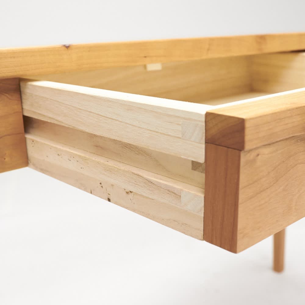 Blossom（ブロッサム） チェリー天然木北欧風シリーズ デスク 幅120cm