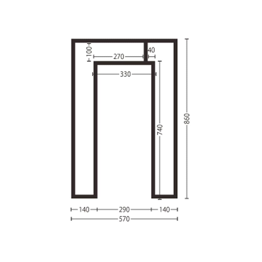 SHOJI/ショージ オケージョナルテーブル 幅57cm高さ86cm コンソール