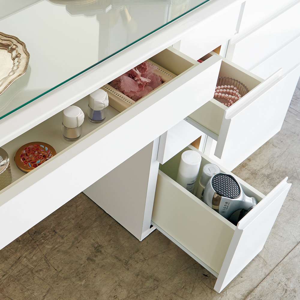 LEDライト付き 楽屋ドレッサーシリーズ ドレッサー 幅78.5cm 通販