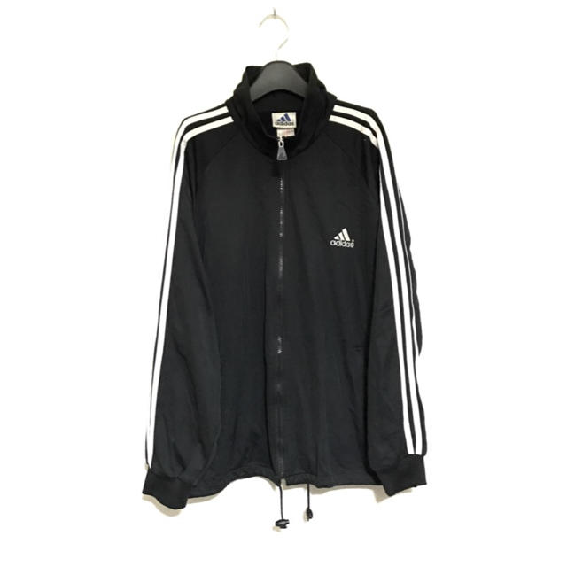 adidas - 80's 90's adidas ビッグ刺繍ロゴ トラックトップ ジャージの