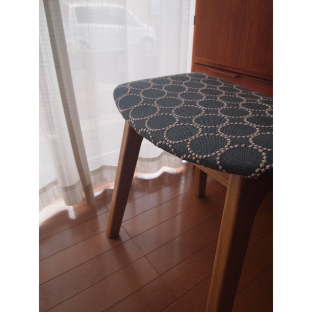 ミナペルホネン 無印 スツール ① ハンドメイド タンバリン 生地