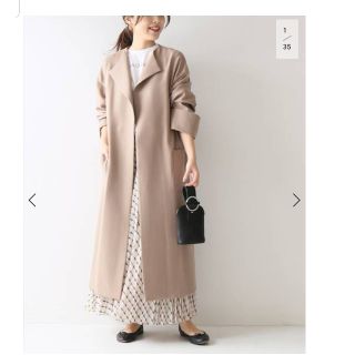 Spick & Span - Spick&Span ノーカラーコート《完売》ブラウン 36の