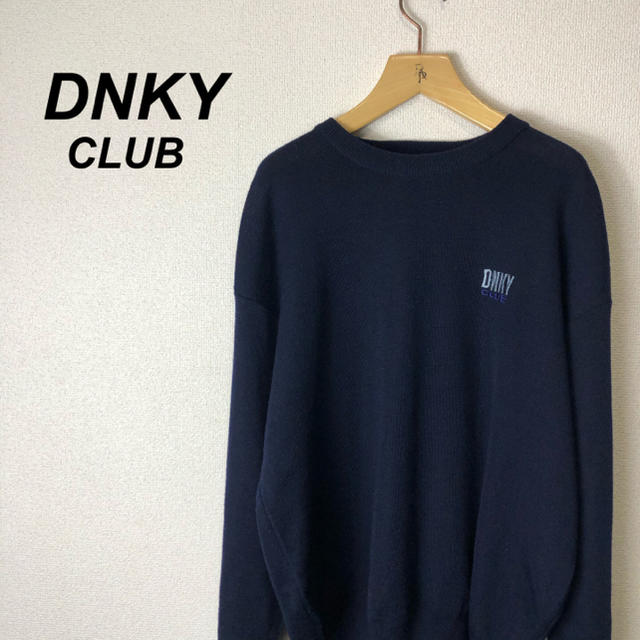 DKNY - 【美品】DNKY CLUB ダンキー ニット ネイビー の通販 by 古着屋