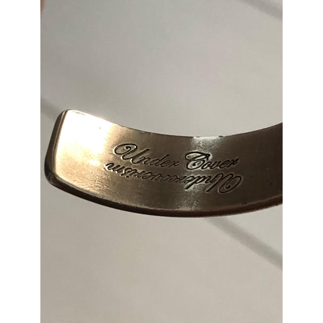 UNDERCOVER - UNDERCOVER アンダーカバー GIZ柄シルバーバングル 緊急